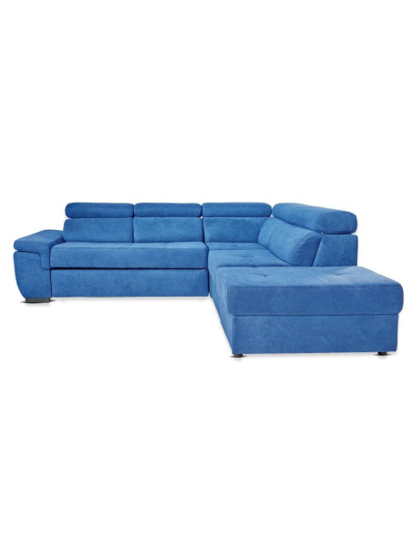 Divano letto Lughen contenitore 5 elementi reversibili colore roma 26 blu oceano - Kallea