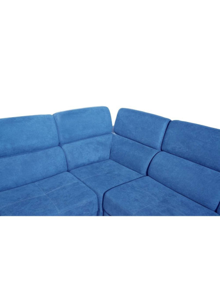 Divano letto Lughen contenitore 5 elementi reversibili colore roma 26 blu oceano - Kallea