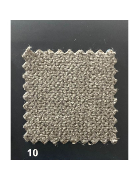 Divano letto Kriog 3 posti con braccioli squadrati gonzaga colore roma 10 tortora - Kallea