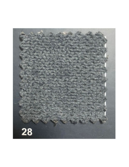 Divano letto Kriog 3 posti con braccioli squadrati gonzaga colore roma 28 antracite - Kallea