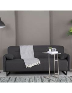 Divano letto Odin 3 posti in tessuto antracite 26-370 - Kallea