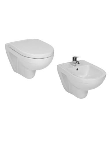 Sanitari sospesi jika serie Lyra Plus in ceramica 53 x 36 sedile non incluso - Kallea