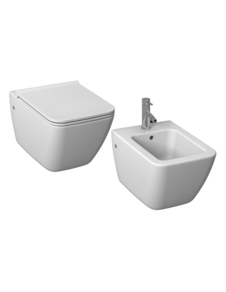 Sanitari sospesi Jika By Laufen serie cubito Pure dim. 54 x 36,5 in ceramica bianca lucida sedile non incluso - Kallea