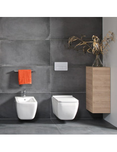 Sanitari sospesi Jika By Laufen serie cubito Pure dim. 54 x 36,5 in ceramica bianca lucida sedile non incluso - Kallea 2