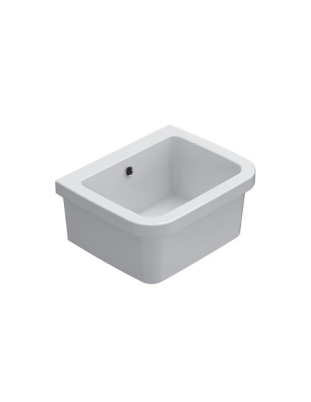 Pilozzo Globo serie Iris dim. 44 x 36 H22 cm in ceramica bianca lucida cod: VA042 - Kallea