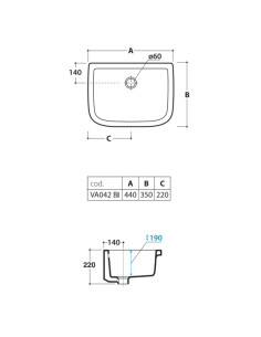 Pilozzo Globo serie Iris dim. 44 x 36 H22 cm in ceramica bianca lucida cod: VA042 - Kallea 2