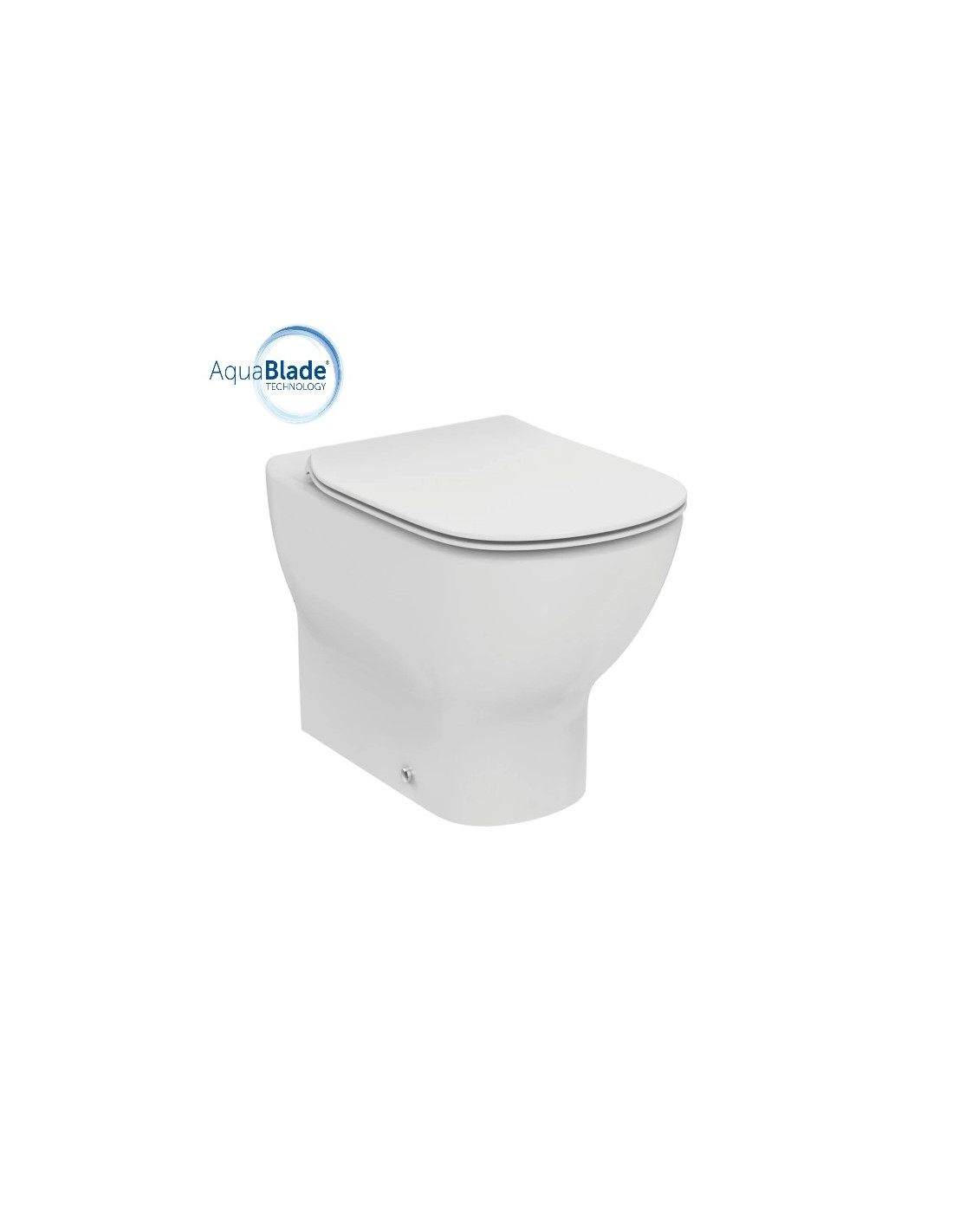 Sedile Wc Copriwater per modello Tesi termoindurente marca Ideal