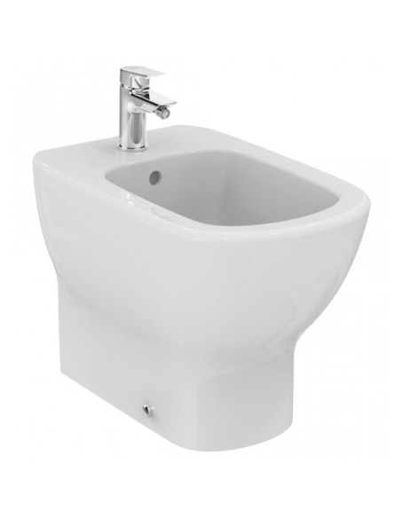Bidet Filo Muro Ideal Standard serie Tesi cod. T456901 monoforo in ceramica bianca - Kallea