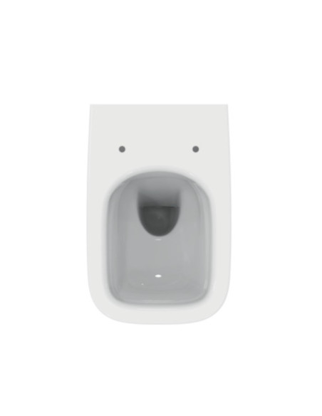 Vaso Filo Muro Ideal standard serie I.Life A cod. T452501 scarico RimLS+ senza brida in ceramica bianca - Kallea