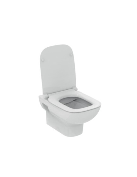Vaso Sospeso Ideal Standard serie I.Life A cod.T452301 con scarico RimLS+ in ceramica bianca sedile non incluso - Kallea
