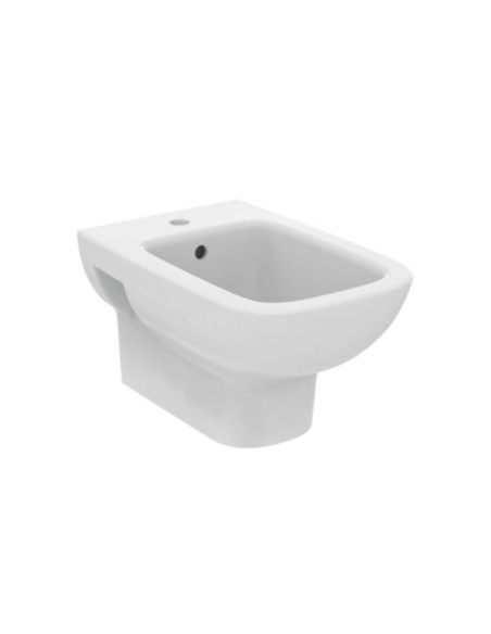 Sanitari Sospesi Ideal standard serie I.Life A vaso cod.T452301 scarico RimLS+ bidet cod.T452401 in ceramica bianca sedile e ...