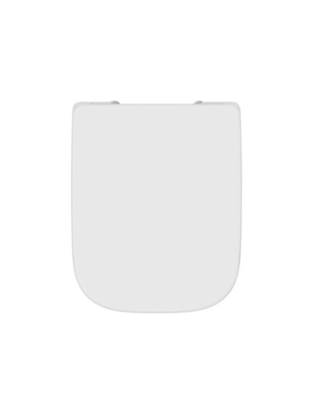 Sedile avvolgente Ideal standard serie I.Life A cod.T453001 cerniere in metallo non rallentato in duroplast - Kallea