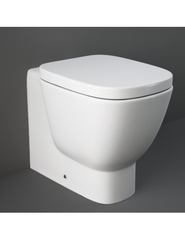 Vaso Filo muro Rak serie one cod.ONWC00001 sedile non incluso con brida in ceramica - Kallea