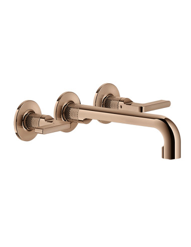 Miscelatore Gessi a incasso canna media per lavabo serie Inciso cod.58090 + 45089 con parte incasso senza scarico - Kallea