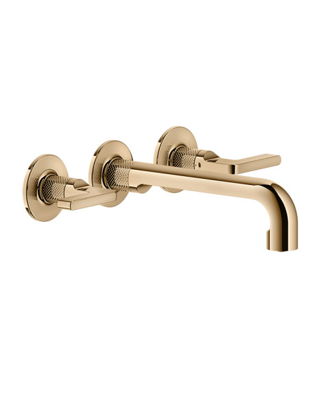 Miscelatore Gessi a incasso canna media per lavabo serie Inciso cod.58090 + 45089 con parte incasso senza scarico - Kallea