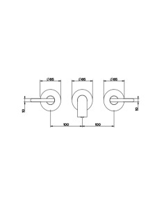 Miscelatore Gessi a incasso per lavabo canna lunga serie Inciso cod.58092 + 45089 con parte incasso senza scarico - Kallea 2