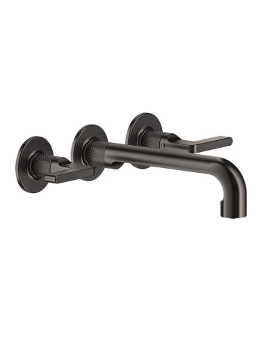 Miscelatore Gessi a incasso per lavabo canna lunga serie Inciso cod.58092 + 45089 con parte incasso senza scarico - Kallea