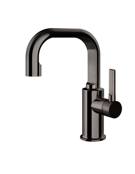 Miscelatore Lavabo Gessi serie Inciso cod.58008 con scarico e flessibili di collegamento - Kallea