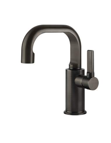 Miscelatore Lavabo Gessi serie Inciso cod.58008 con scarico e flessibili di collegamento - Kallea