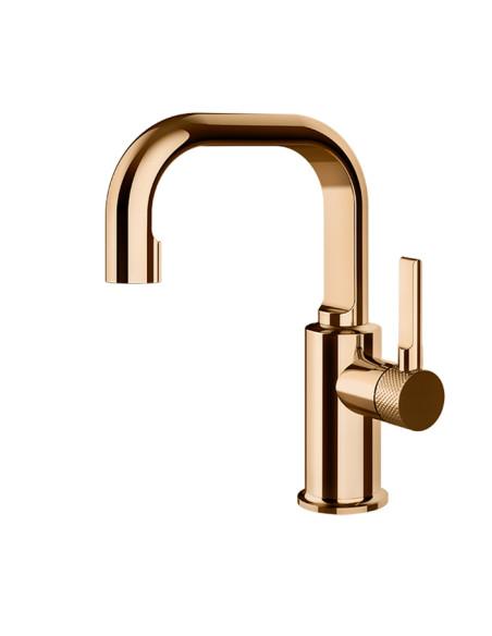 Miscelatore Lavabo Gessi serie Inciso cod.58008 con scarico e flessibili di collegamento - Kallea