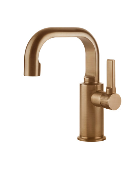 Miscelatore Lavabo Gessi serie Inciso cod.58008 con scarico e flessibili di collegamento - Kallea