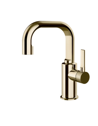 Miscelatore Lavabo Gessi serie Inciso cod.58008 con scarico e flessibili di collegamento - Kallea