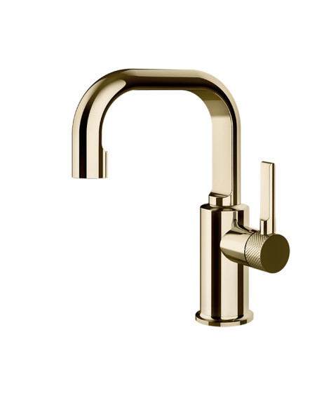 Miscelatore Lavabo Gessi serie Inciso cod.58008 con scarico e flessibili di collegamento - Kallea
