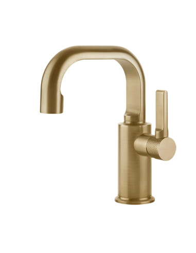 Miscelatore Lavabo Gessi serie Inciso cod.58008 con scarico e flessibili di collegamento - Kallea