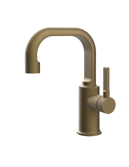 Miscelatore Lavabo Gessi serie Inciso cod.58009 senza scarico con flessibili di collegamento - Kallea