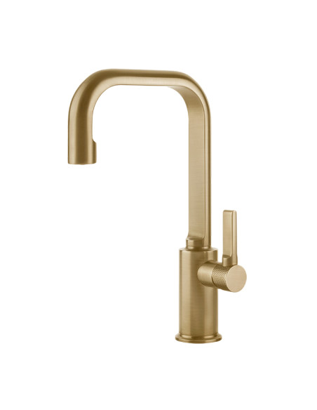 Miscelatore Lavabo alto Gessi serie Inciso cod.58005 con scarico con flessibili di collegamento - Kallea