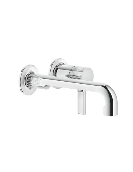 Miscelatore Gessi a incasso per lavabo canna corta serie Inciso cod.58088 + 54198 con parte incasso senza scarico - Kallea