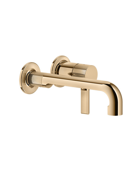 Miscelatore Gessi a incasso per lavabo canna corta serie Inciso cod.58088 + 54198 con parte incasso senza scarico - Kallea