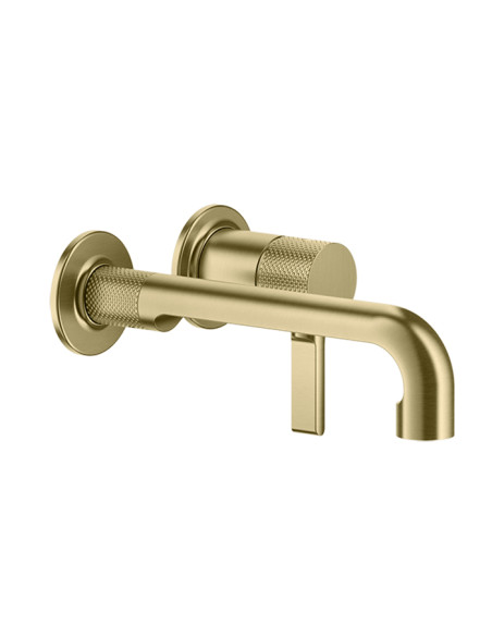 Miscelatore Gessi a incasso per lavabo canna corta serie Inciso cod.58088 + 54198 con parte incasso senza scarico - Kallea