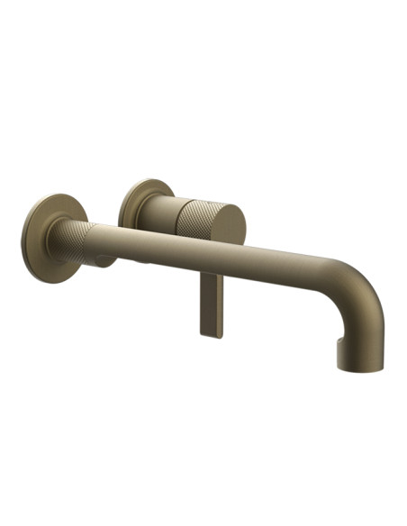 Miscelatore Gessi a incasso per lavabo canna lunga serie Inciso cod.58089 + 54198 con parte incasso senza scarico - Kallea
