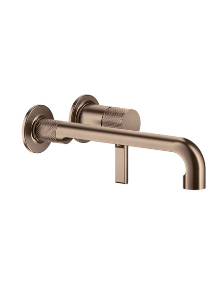 Miscelatore Gessi a incasso per lavabo canna lunga serie Inciso cod.58089 + 54198 con parte incasso senza scarico - Kallea