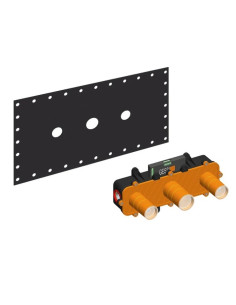 Gruppo Vasca a parete Gessi serie Inciso cod.58094+45089 con parte incasso senza scarico - Kallea 2