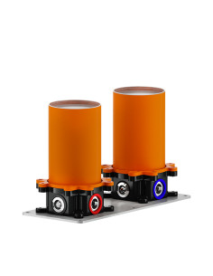 Miscelatore da terra vasca Gessi serie Inciso cod. 58029+58099 con parte incasso e doccetta - Kallea 2