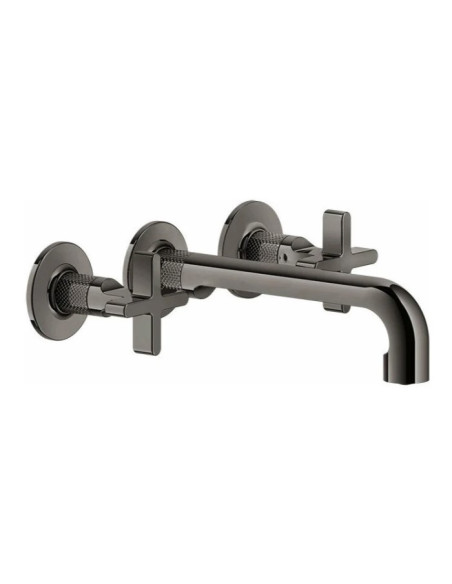 Miscelatore Gessi a incasso canna media per lavabo serie Inciso cod.58190 + 45089 con parte incasso senza scarico - Kallea