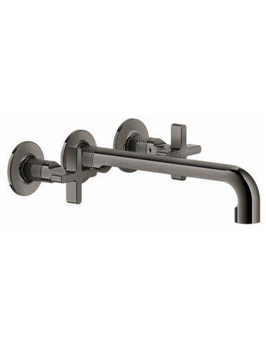 Miscelatore Gessi a incasso per lavabo canna lunga serie Inciso cod.58192 + 45089 con parte incasso senza scarico - Kallea