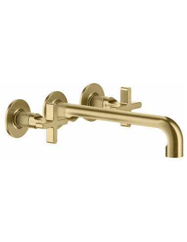 Miscelatore Gessi a incasso per lavabo canna lunga serie Inciso cod.58192 + 45089 con parte incasso senza scarico - Kallea