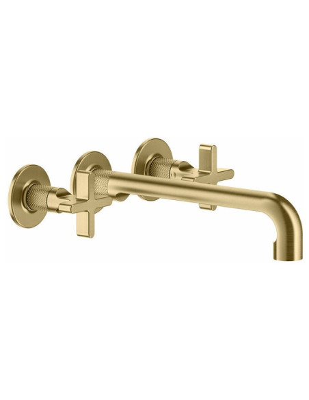 Miscelatore Gessi a incasso per lavabo canna lunga serie Inciso cod.58192 + 45089 con parte incasso senza scarico - Kallea