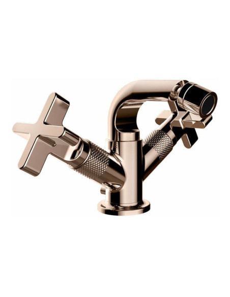 Miscelatore Gruppo bidet Gessi serie Inciso cod.58127 con scarico e flessibili di collegamento - Kallea
