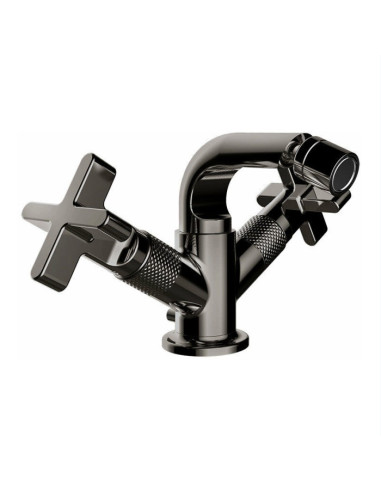 Miscelatore Gruppo bidet Gessi serie Inciso cod.58127 con scarico e flessibili di collegamento - Kallea