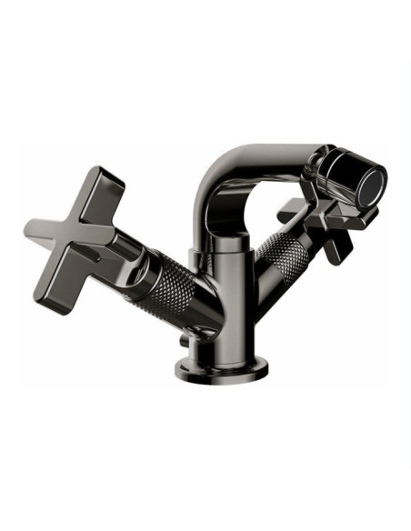 Miscelatore Gruppo bidet Gessi serie Inciso cod.58127 con scarico e flessibili di collegamento - Kallea