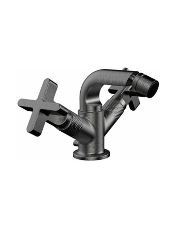 Miscelatore Gruppo bidet Gessi serie Inciso cod.58127 con scarico e flessibili di collegamento - Kallea