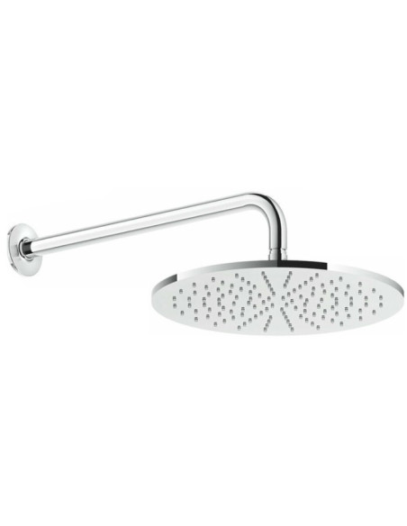 Soffione Gessi a Parete serie Inciso cod.58248 Ø 30 cm orientabile anticalcare - Kallea