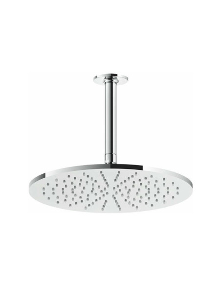 Soffione Gessi a soffitto serie Inciso cod.58250 Ø 30 cm altezza personalizzabile orientabile anticalcare - Kallea
