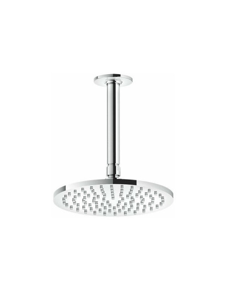 Soffione Gessi a soffitto serie Inciso cod.58152 Ø 20 cm orientabile anticalcare - Kallea