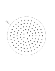 Soffione Gessi a soffitto serie Inciso cod.58150 Ø 20 altezza personalizzabile min. 8,5 - max. 18,6 cm orientabile anticalcar... 2