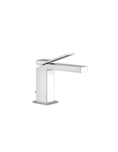 Miscelatore lavabo Gessi serie Rettangolo K cod. 53001 con scarico e flessibili di collegamento - Kallea